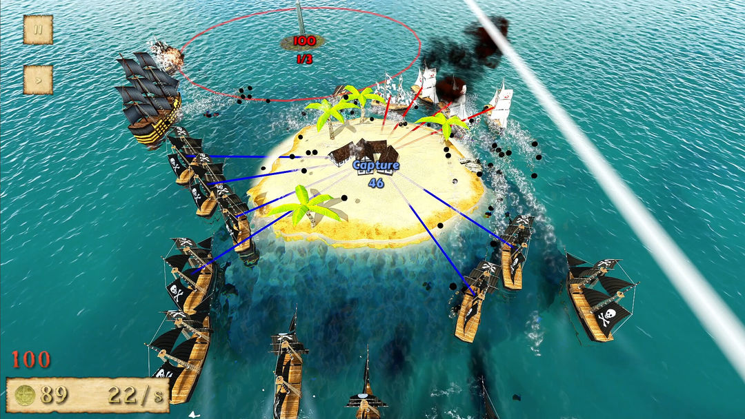 Screenshot of Pirates! Showdown: Enhanced Edition