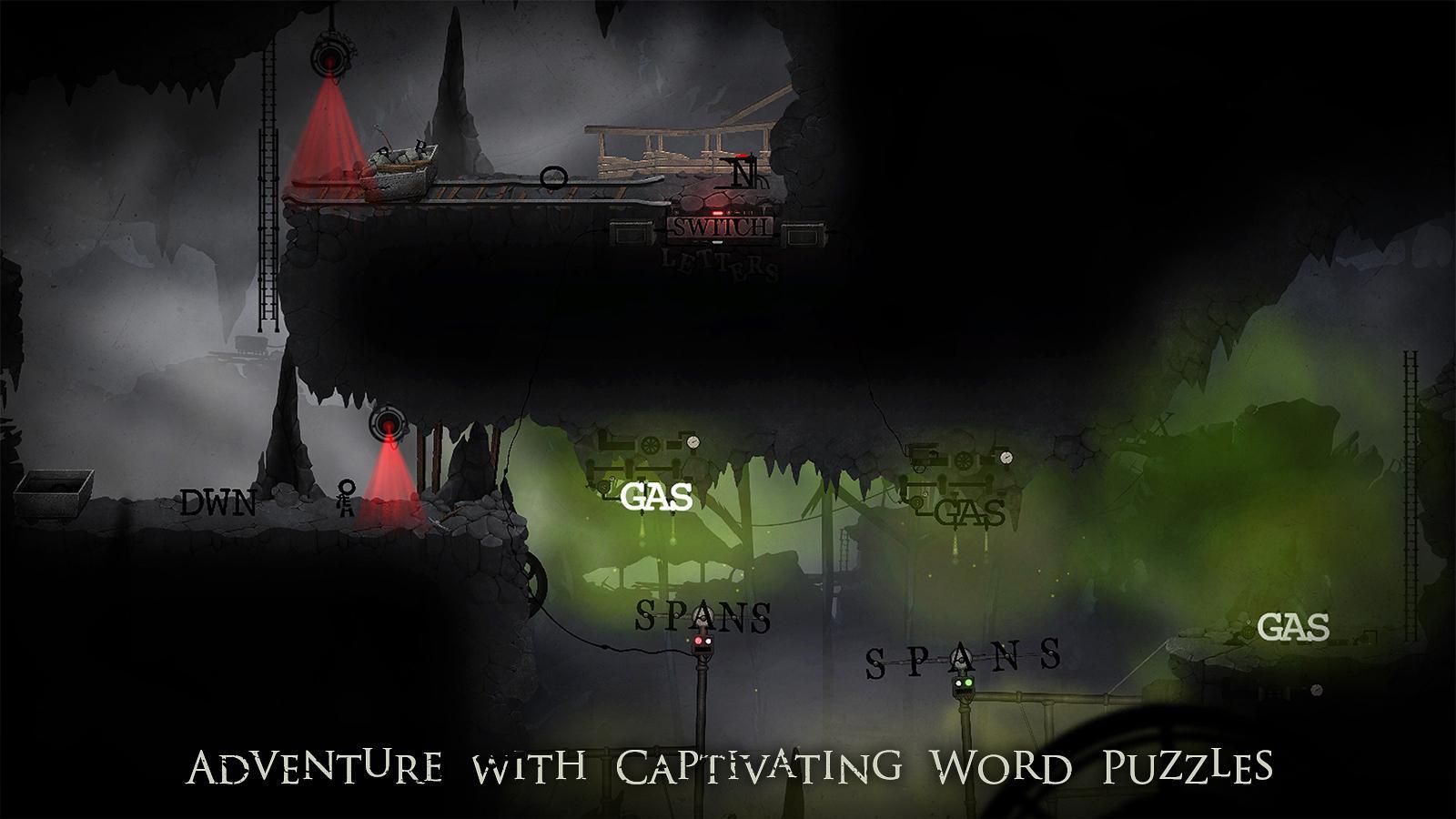 Typoman Mobile 게임 스크린샷