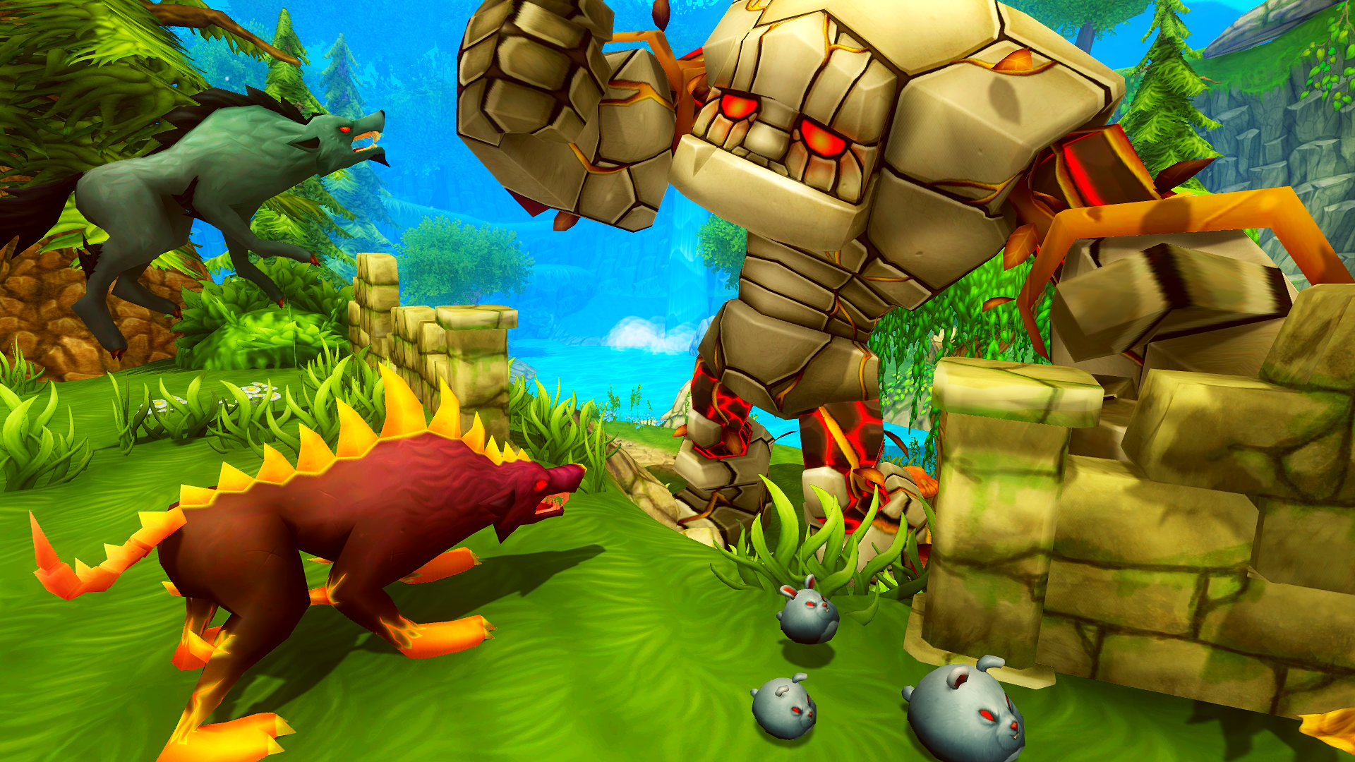 Demon Wolf Simulator Game Screenshot