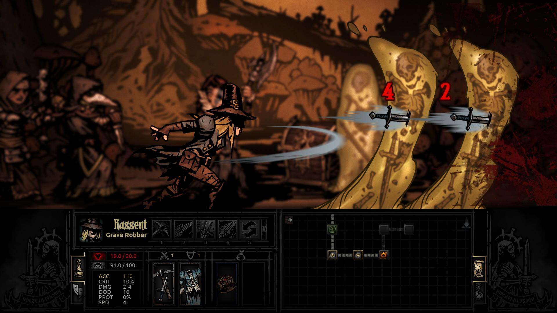 Darkest Dungeon:Tablet Edition Game Screenshot