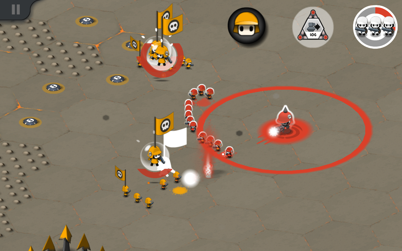 Tactile Wars Game Screenshot