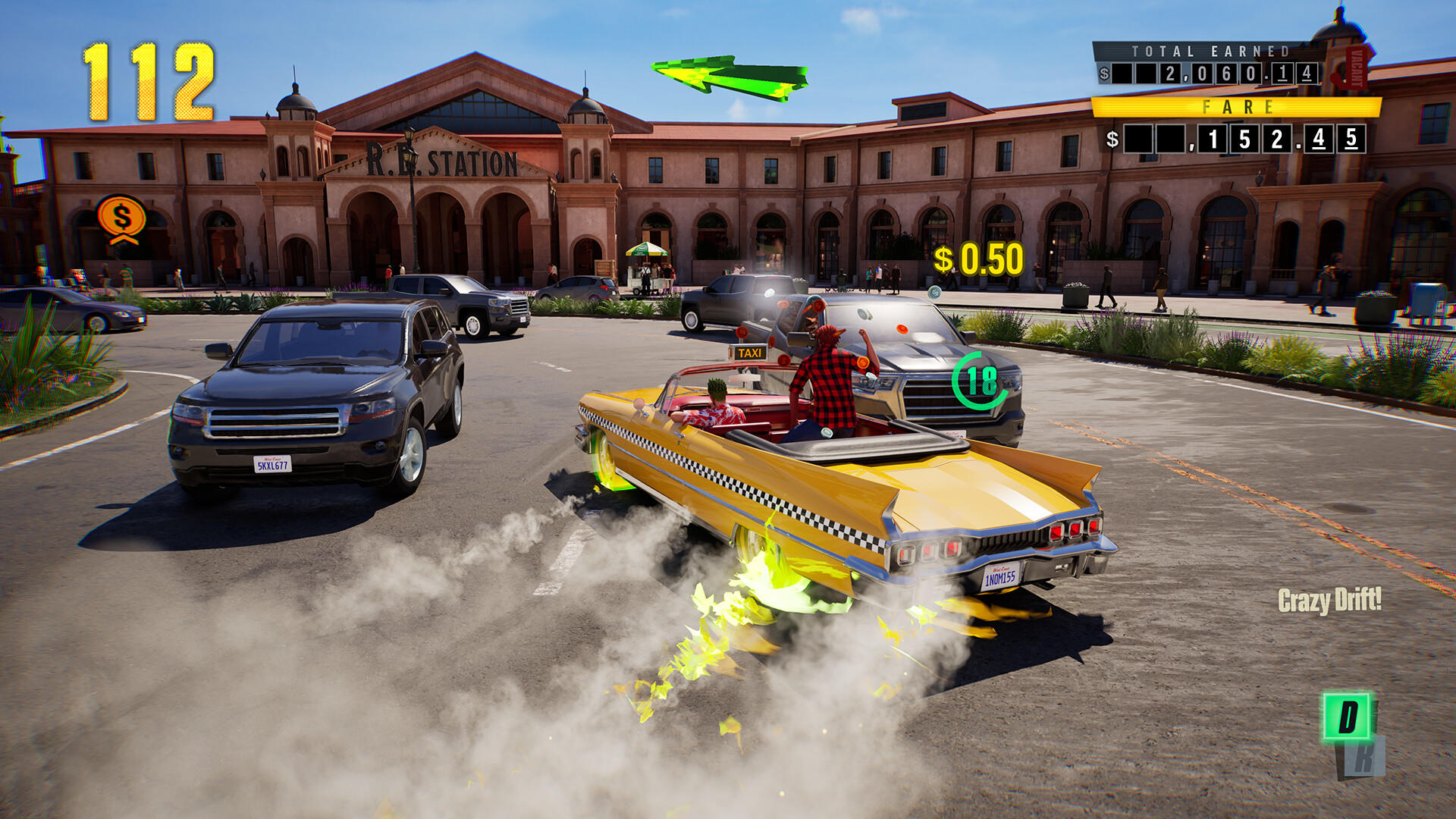Crazy Taxi: World Tour Game Screenshot