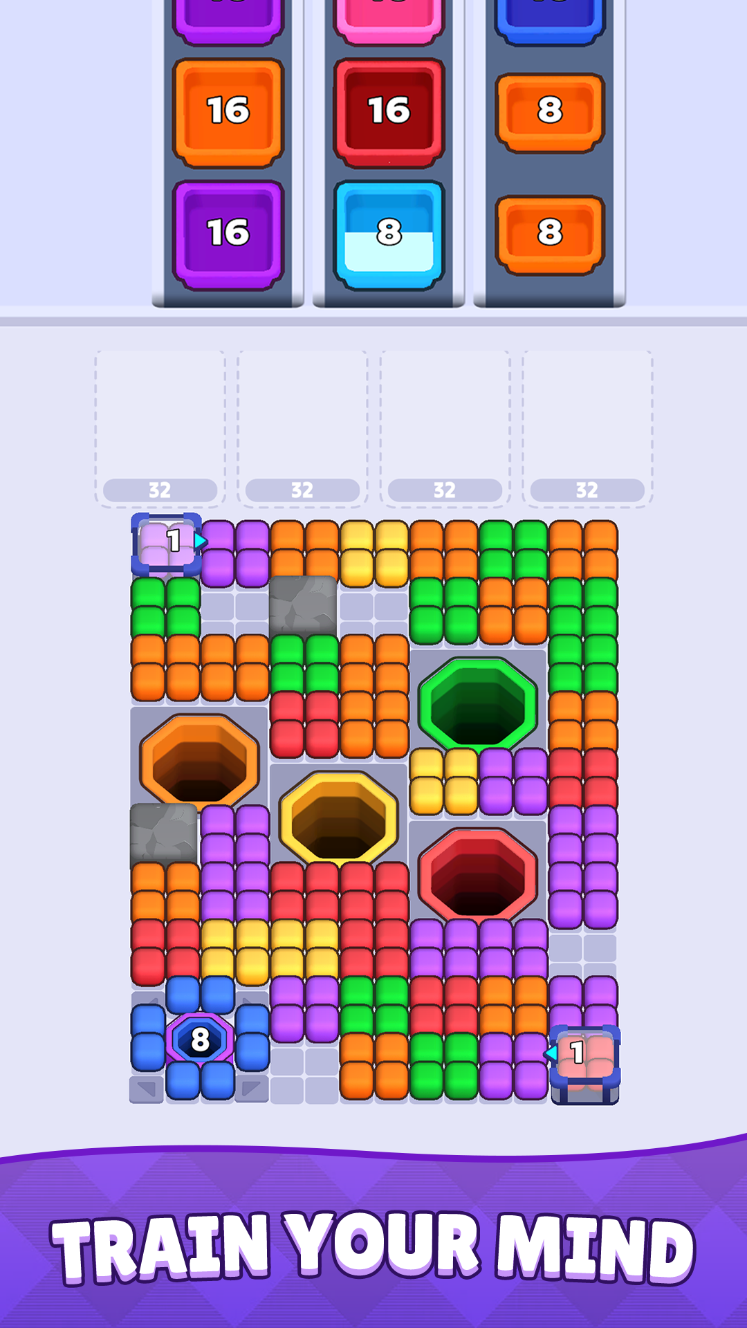 Cube Color Escape Game Screenshot