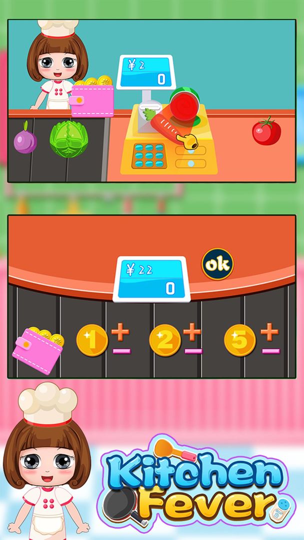 Screenshot of Bella's kitchen fever game