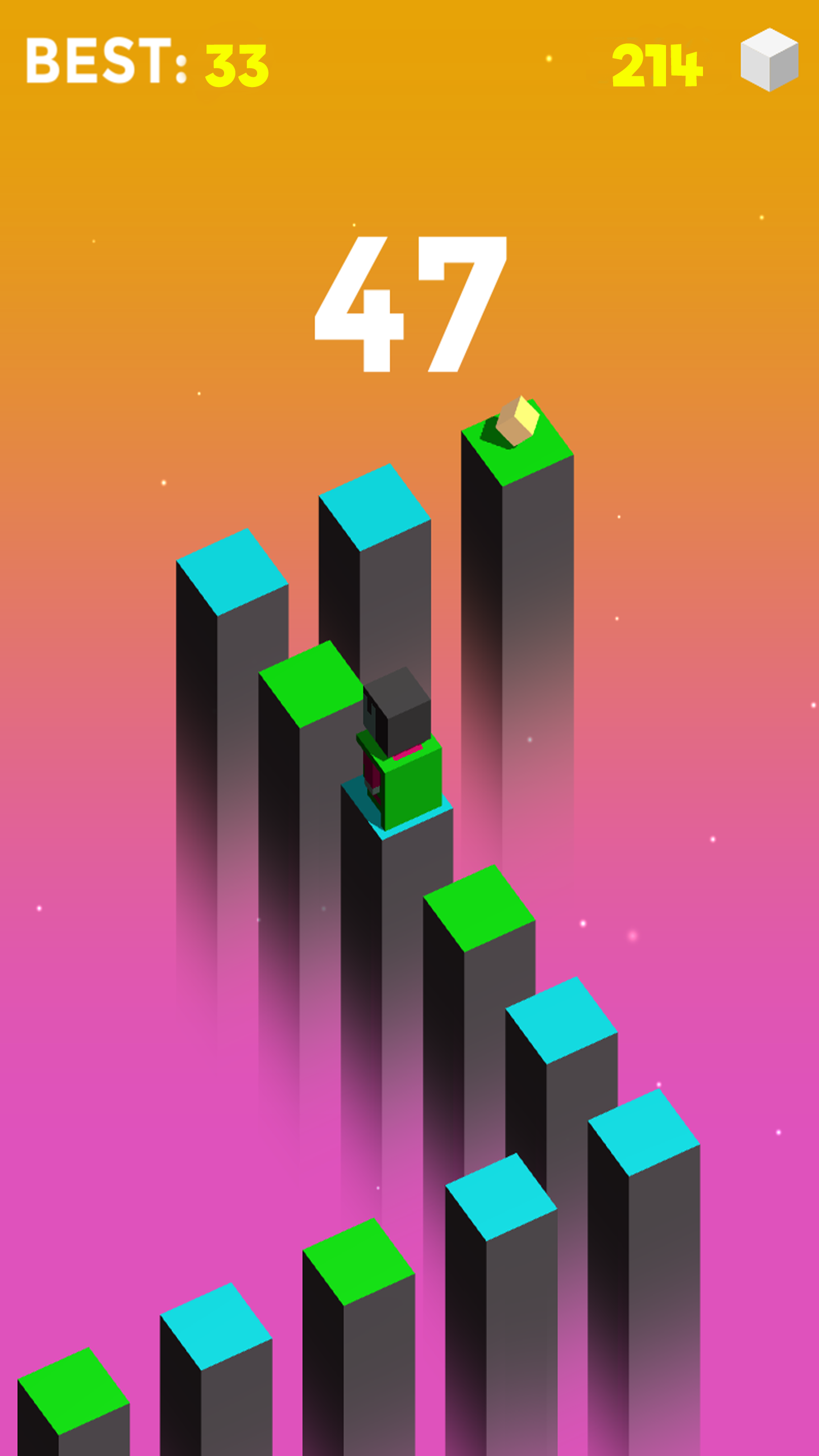 Jump Cube Game Screenshot