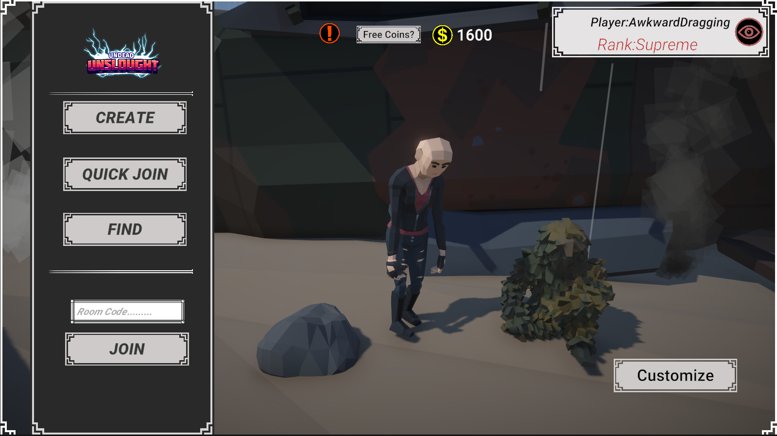 Cuplikan Layar Game Undead Unslaught