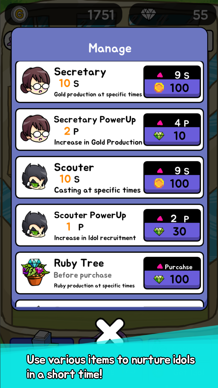 IDOL Evolution - Idol Girls Game Screenshot