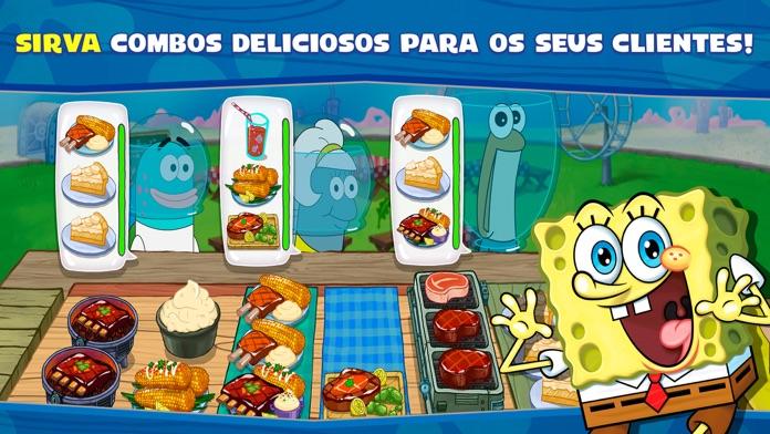 Captura de Tela do Jogo Bob Esponja: Cozinha Cascuda