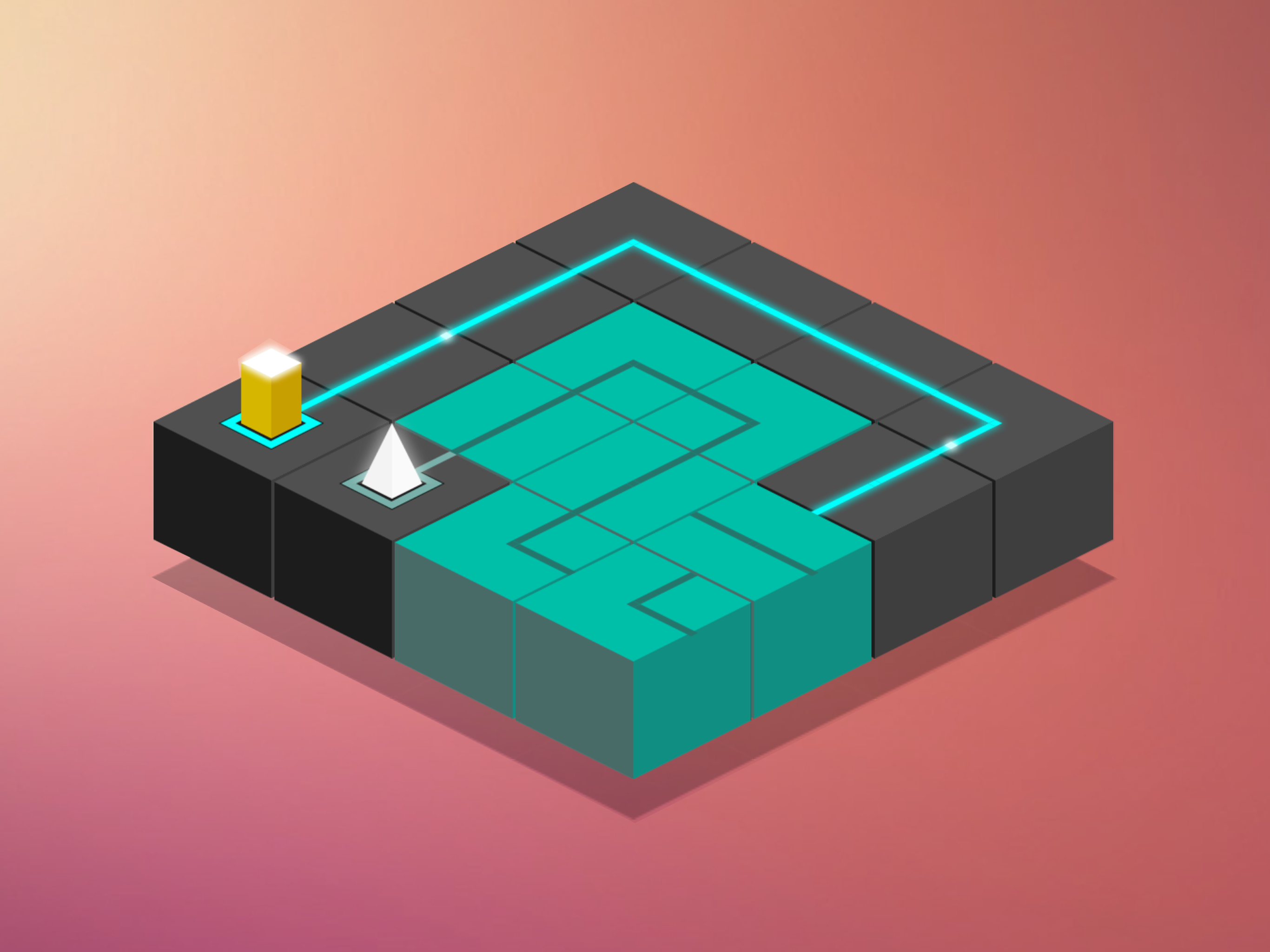 Maze Light - Power Line Puzzle screenshot game