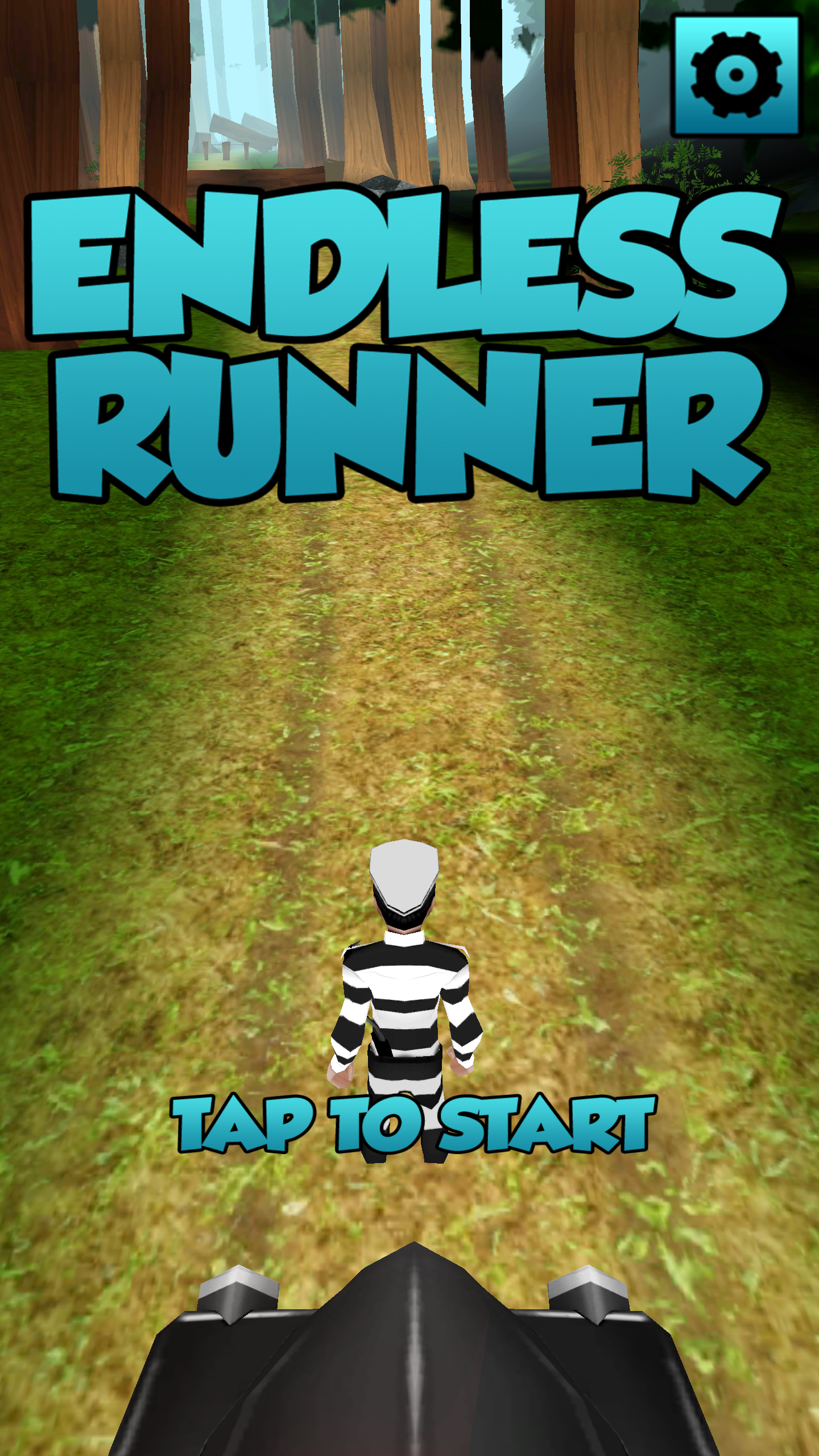 Police Chase Endless Runner Game Screenshot