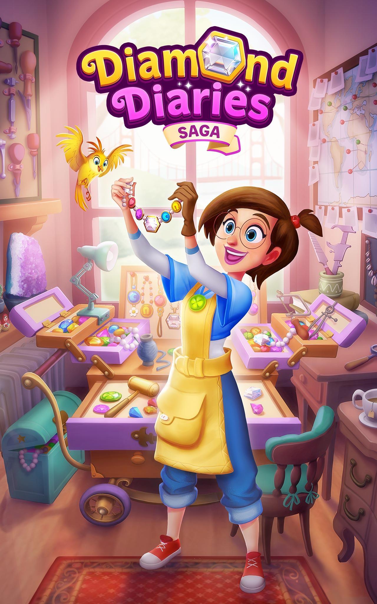 Diamond Diaries Saga Game Screenshot