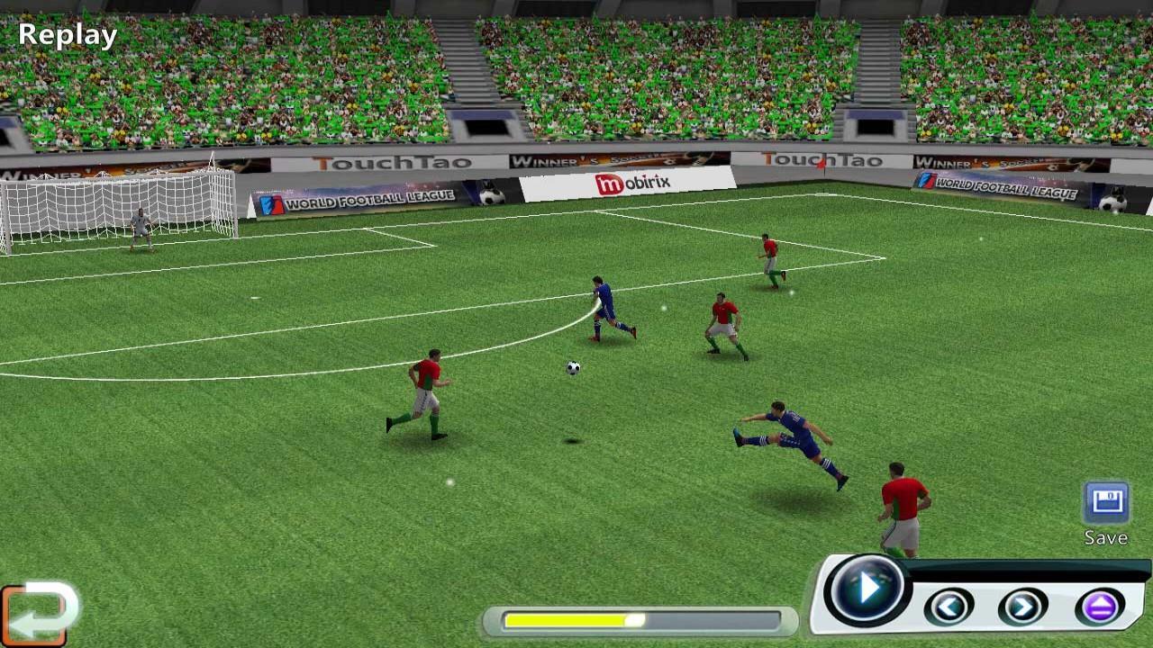 World Soccer League Game Screenshot