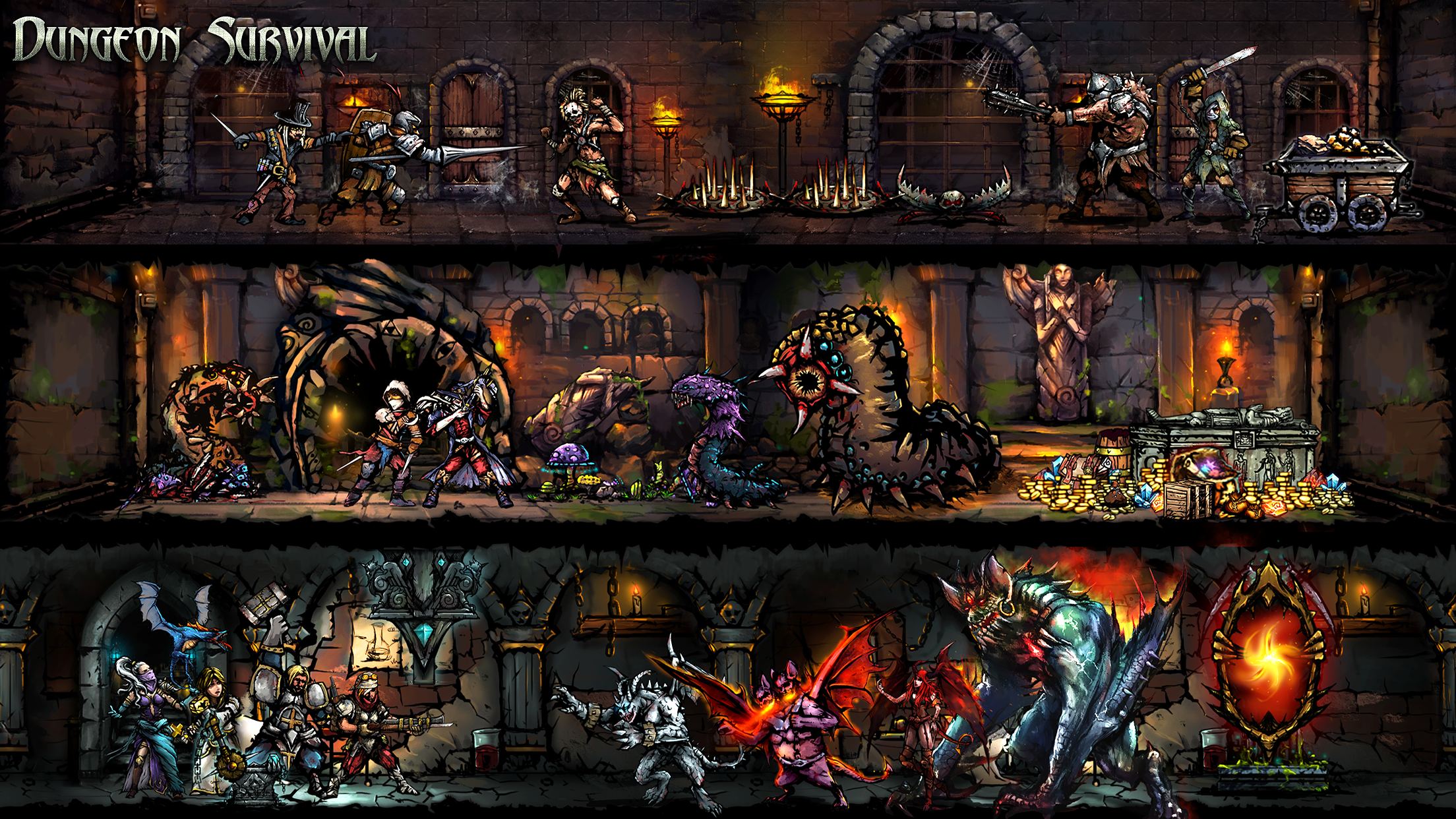 Dungeon Survival Game Screenshot