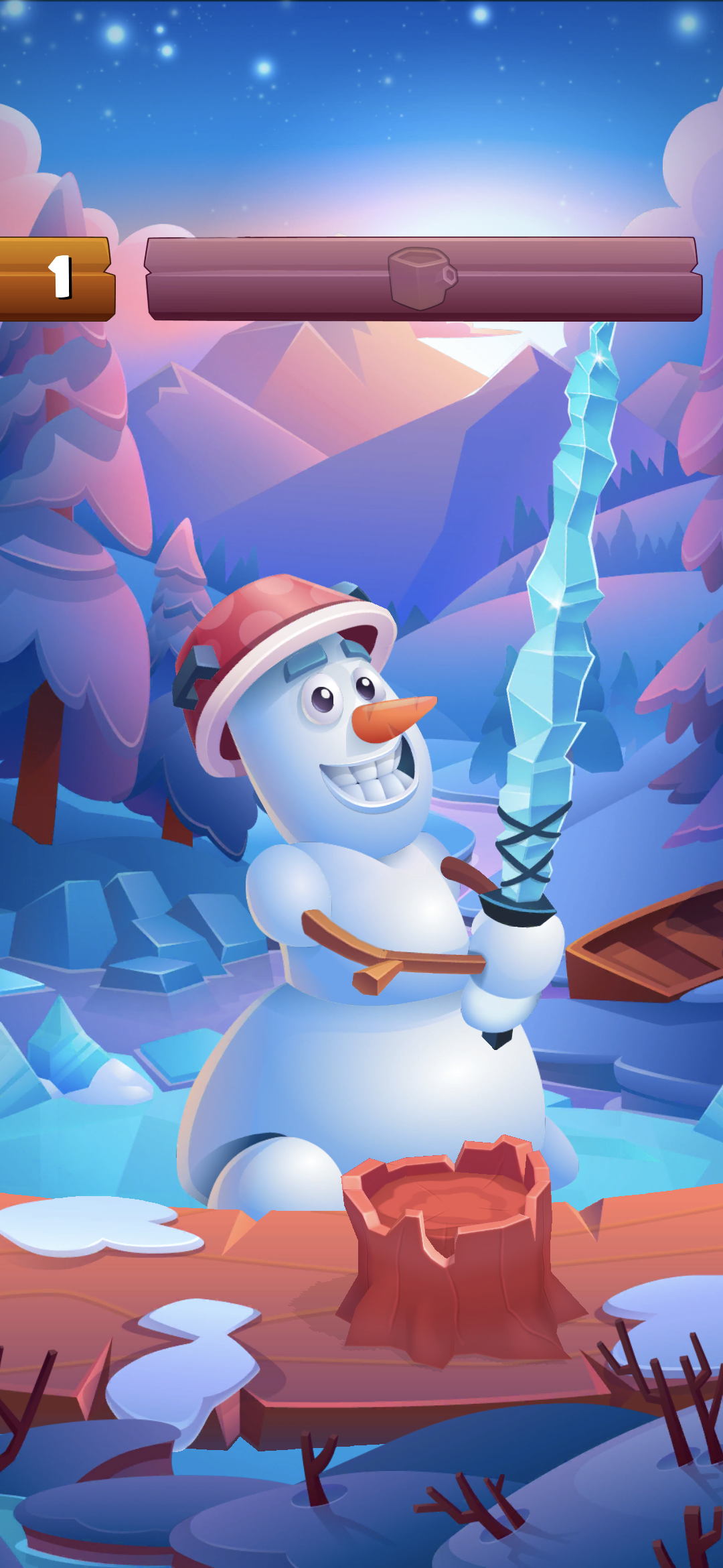 Timber Slash Game Screenshot