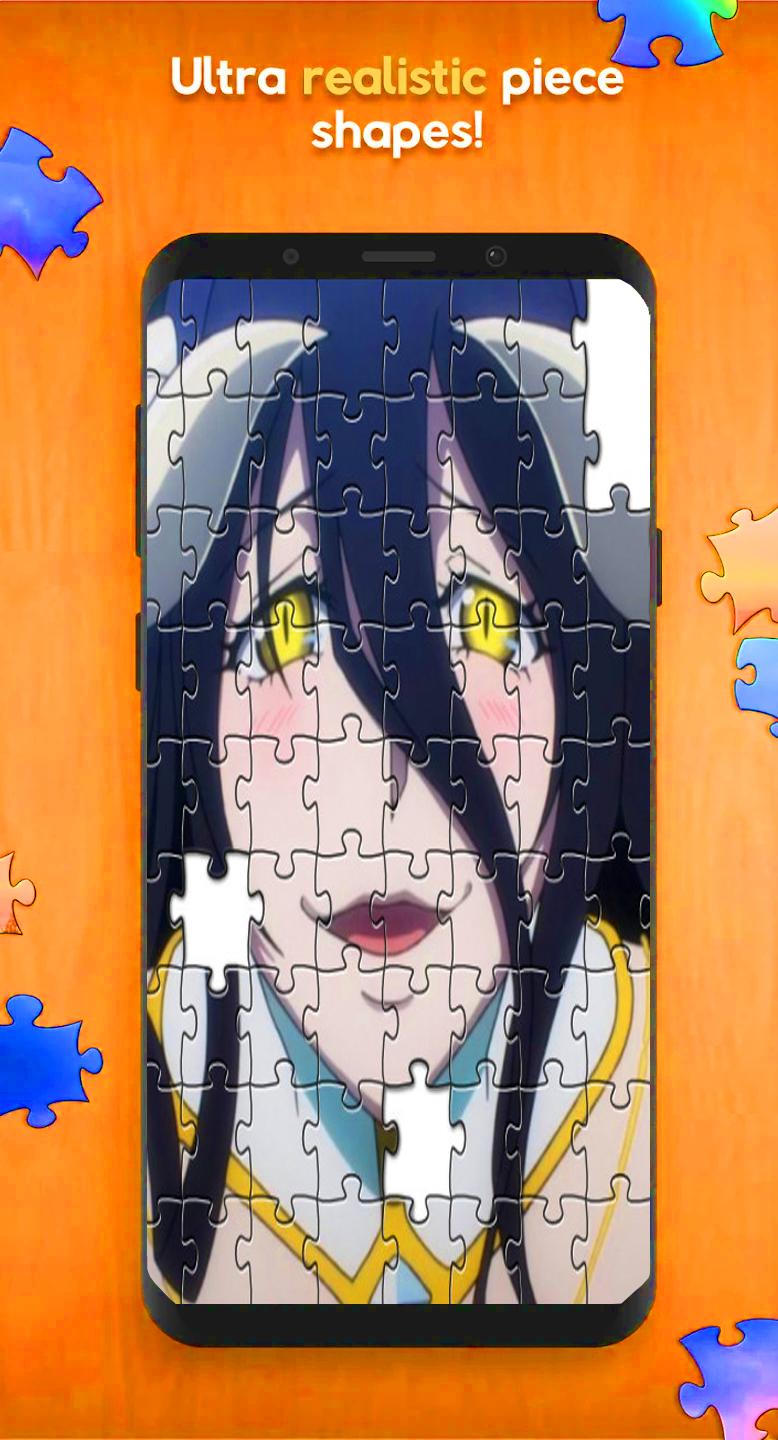 Overlord Anime Jigsaw Puzzle ゲームのスクリーンショット