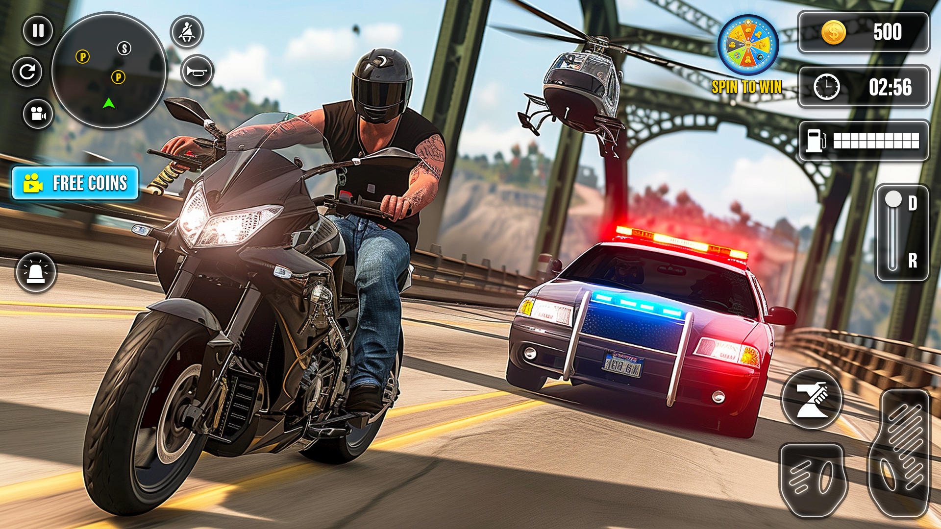 Captura de Tela do Jogo Police Car Simulator: Car Game