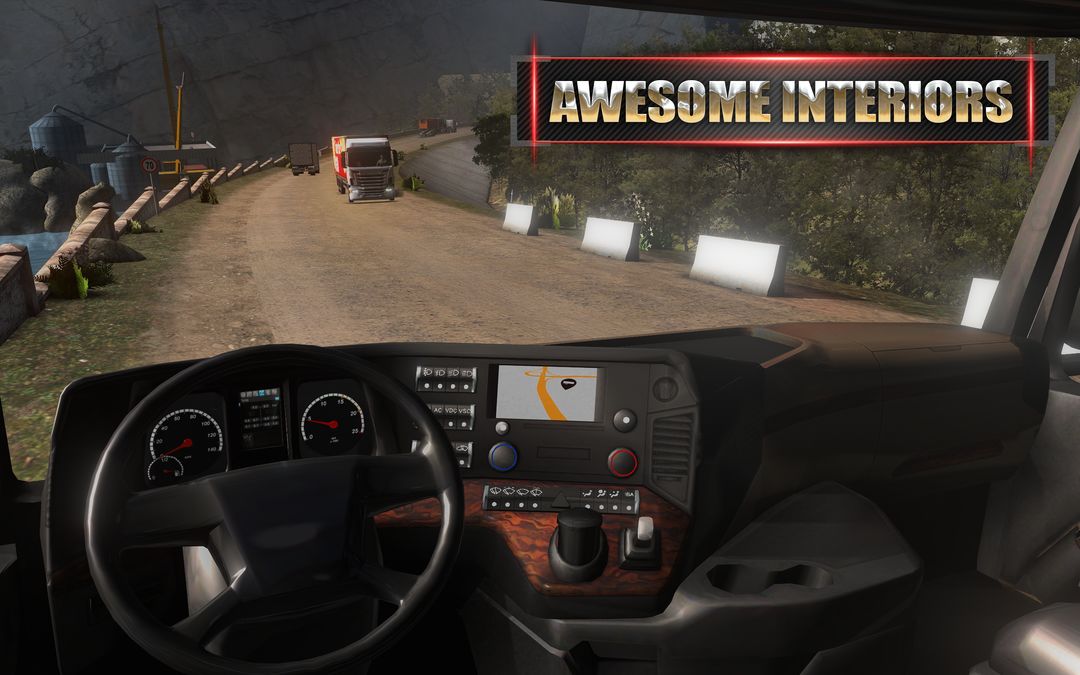 European Truck Simulator ภาพหน้าจอเกม