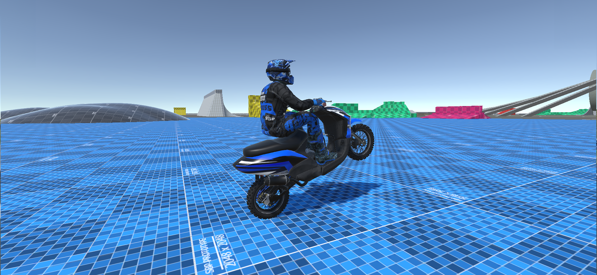 Motorcycle Ragdoll Dummy Game Screenshot