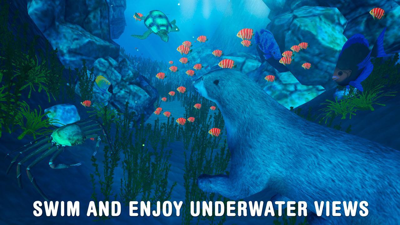Sea Otter Survival Simulator Game Screenshot