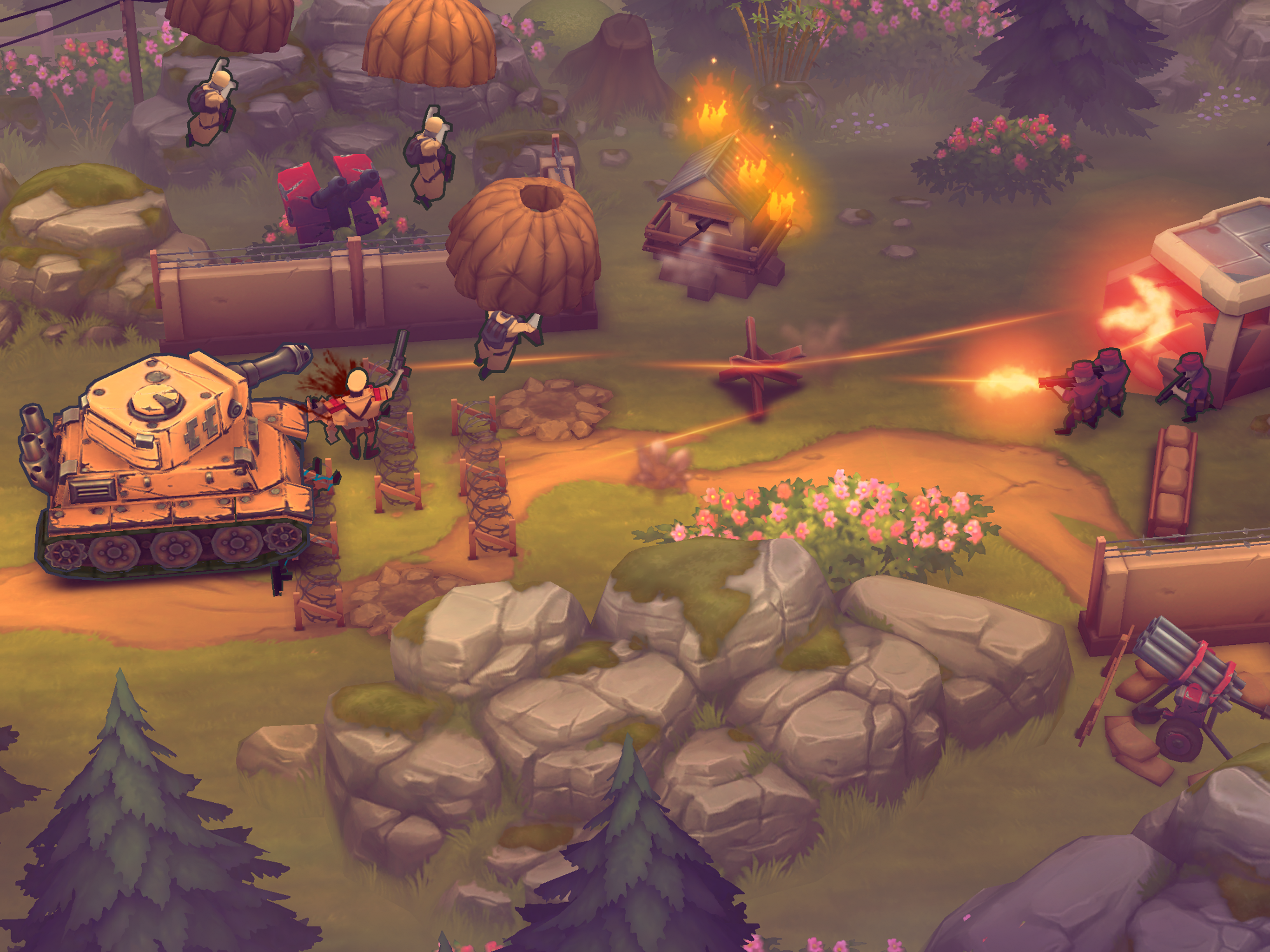 GUNS UP ! Mobile 戰爭策略 遊戲截圖