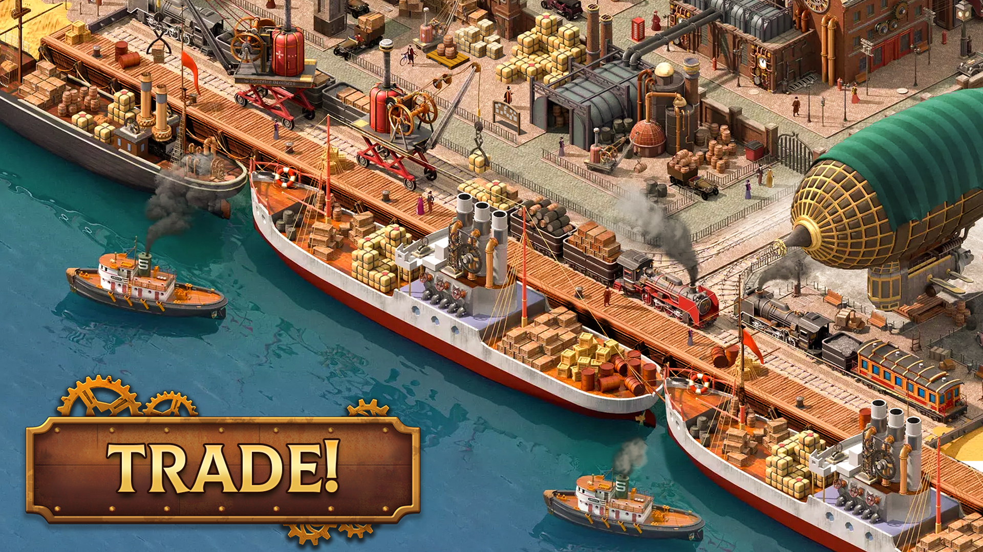 Steam City: Town building game Game Screenshot