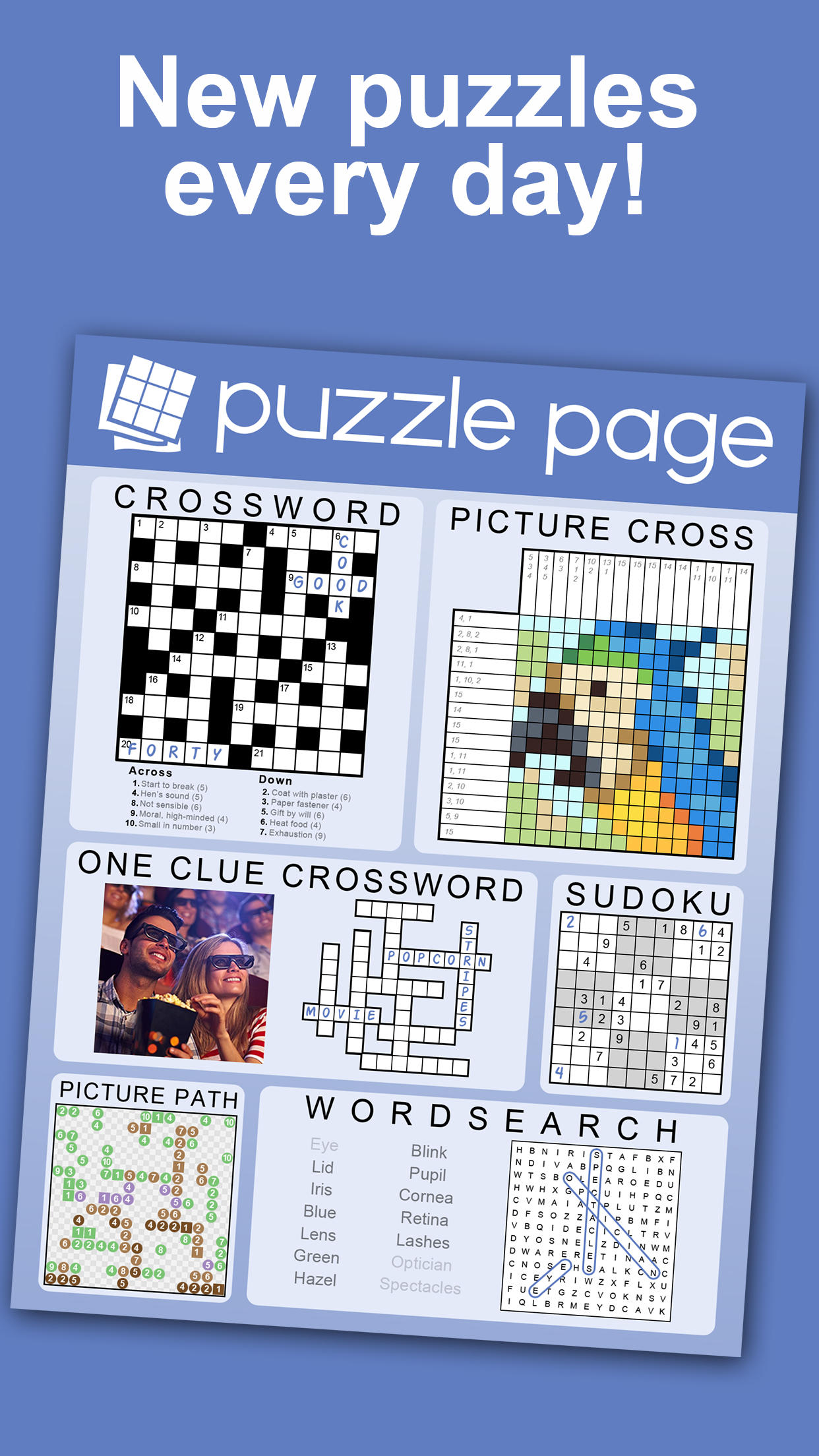 Screenshot 1 of Página de quebra-cabeças - quebra-cabeças diários! 6.2.2
