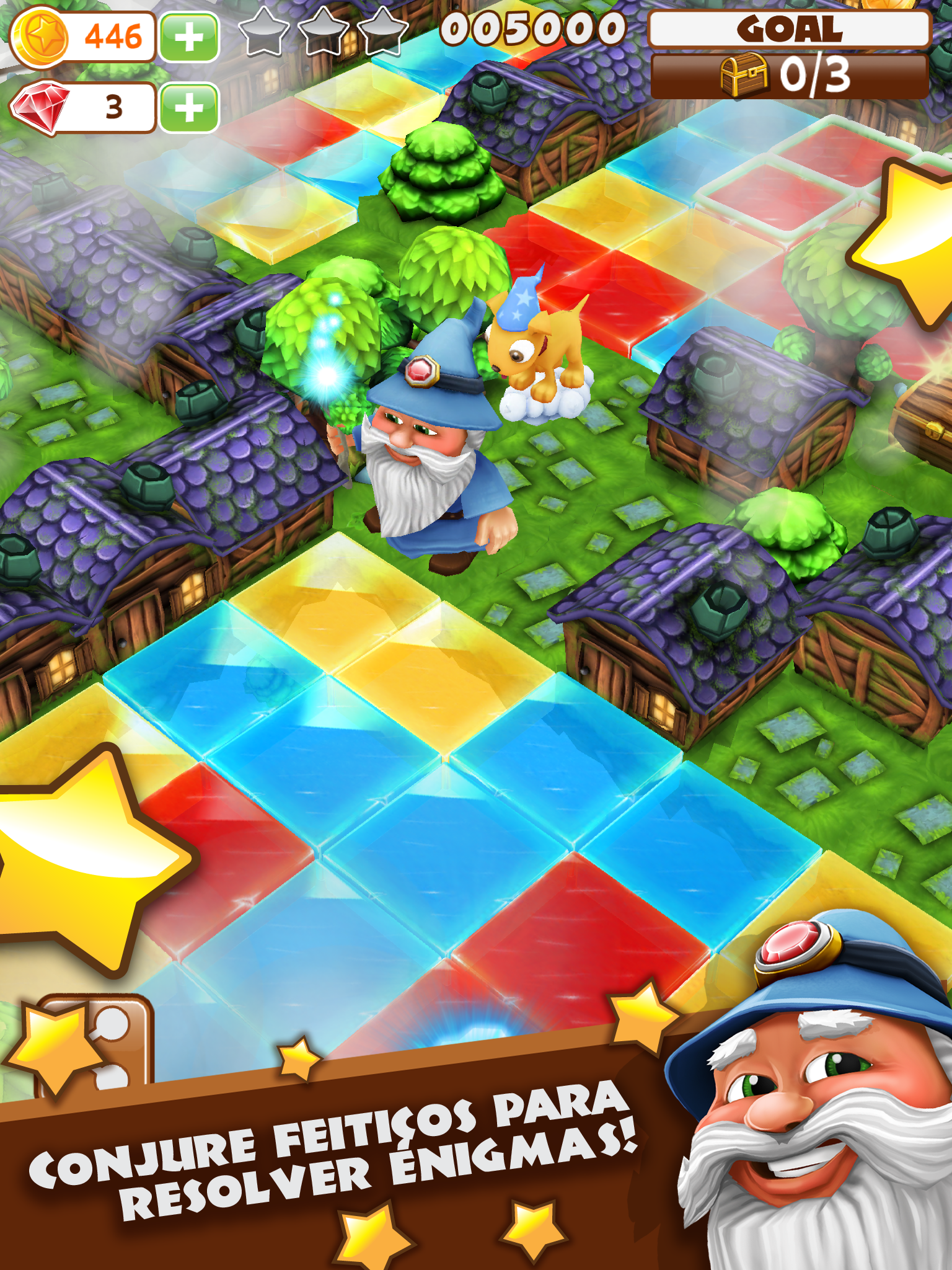 Captura de Tela do Jogo Puzzle Wiz