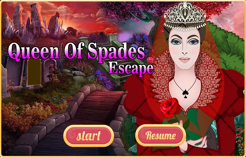 Screenshot of Free New Escape Game 159 Queen of Spades Escape