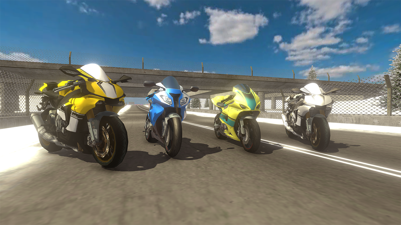 Race the Bikes Game Screenshot