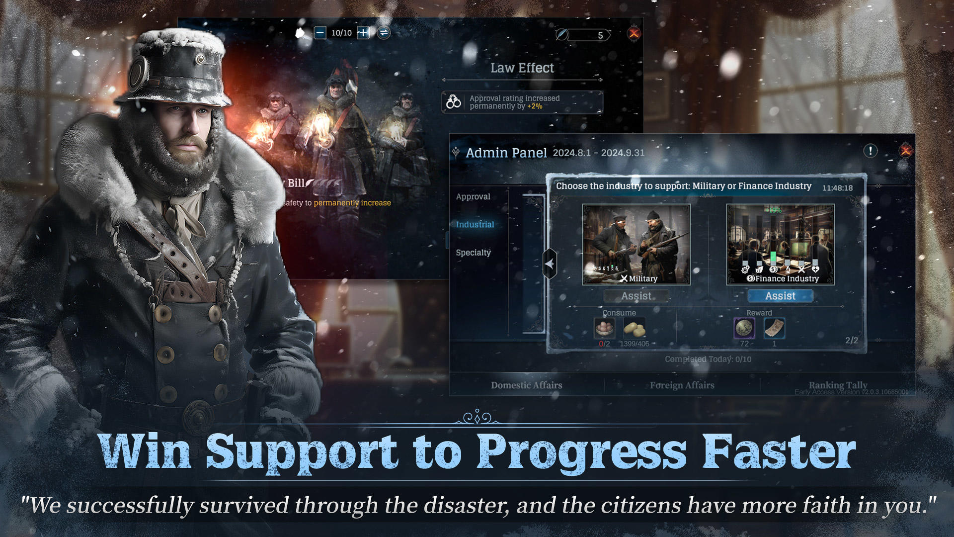 Frostpunk: Beyond the Ice Game Screenshot