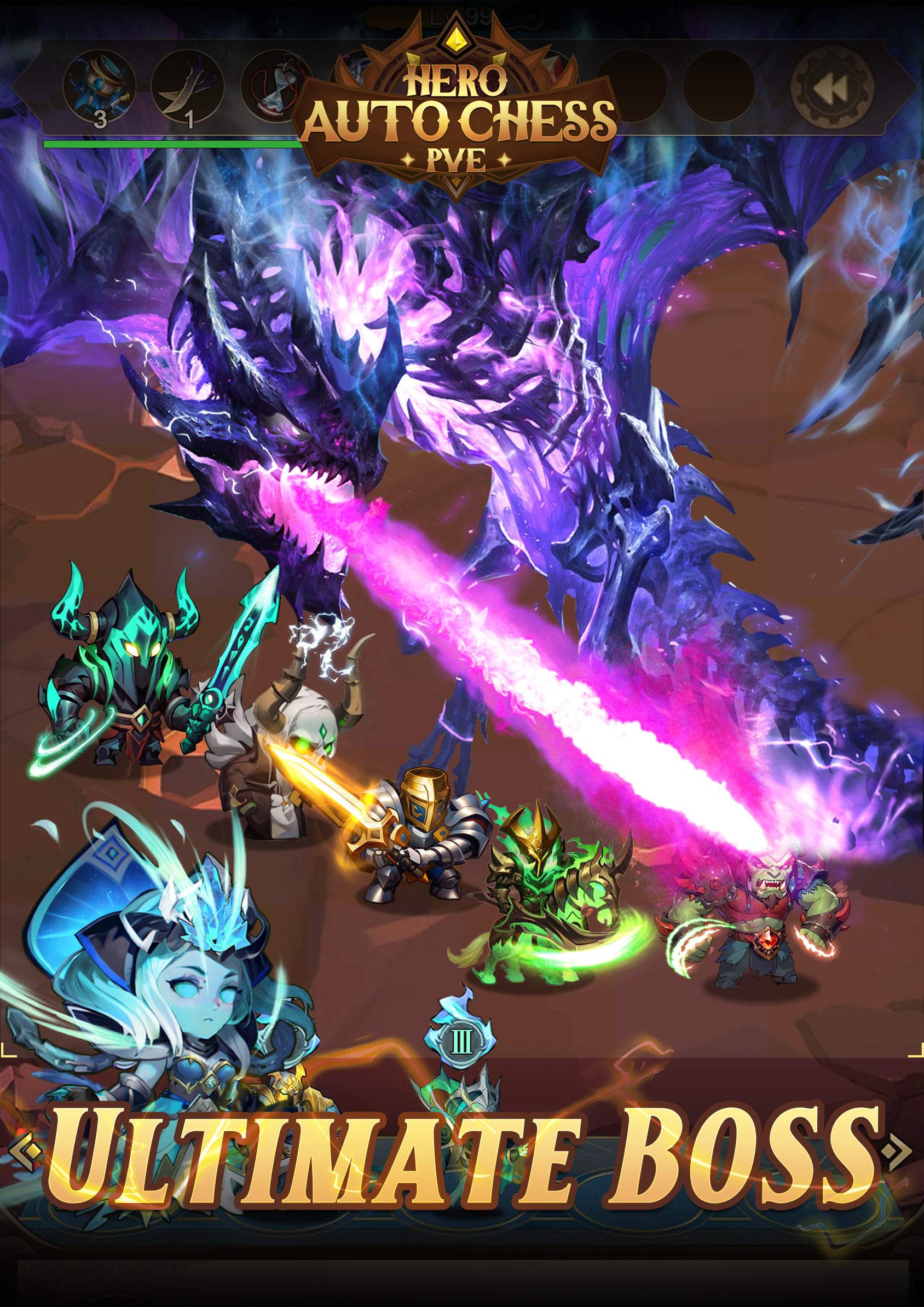Hero Auto Chess: PVE Game Screenshot