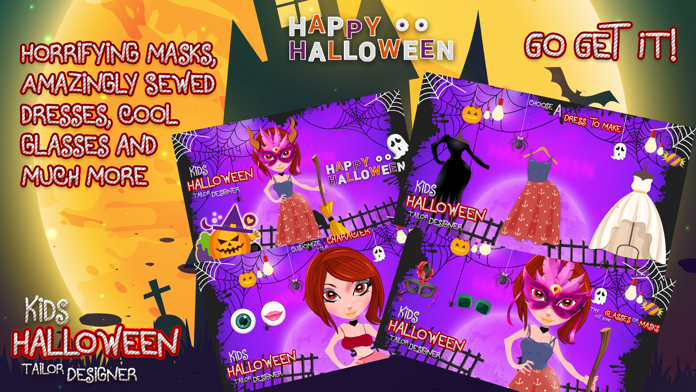 Kids Halloween Talior Designer Game Screenshot