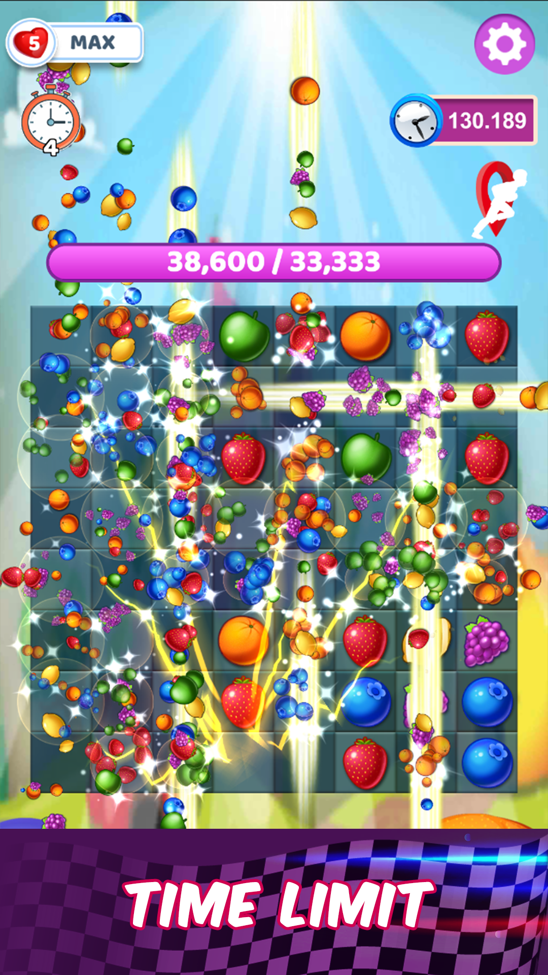 Fruit Match Sprint Game Screenshot