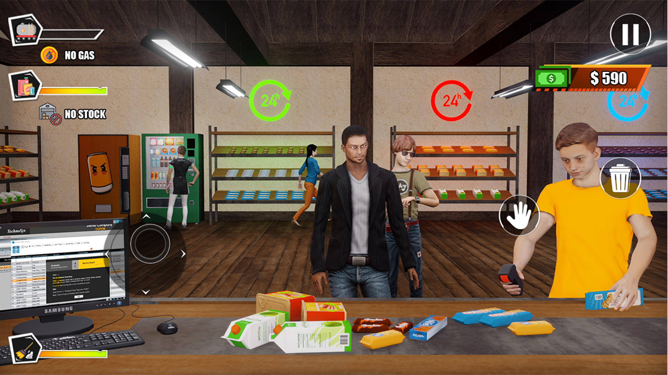 Gas Station Junkyard Simulator Game Screenshot