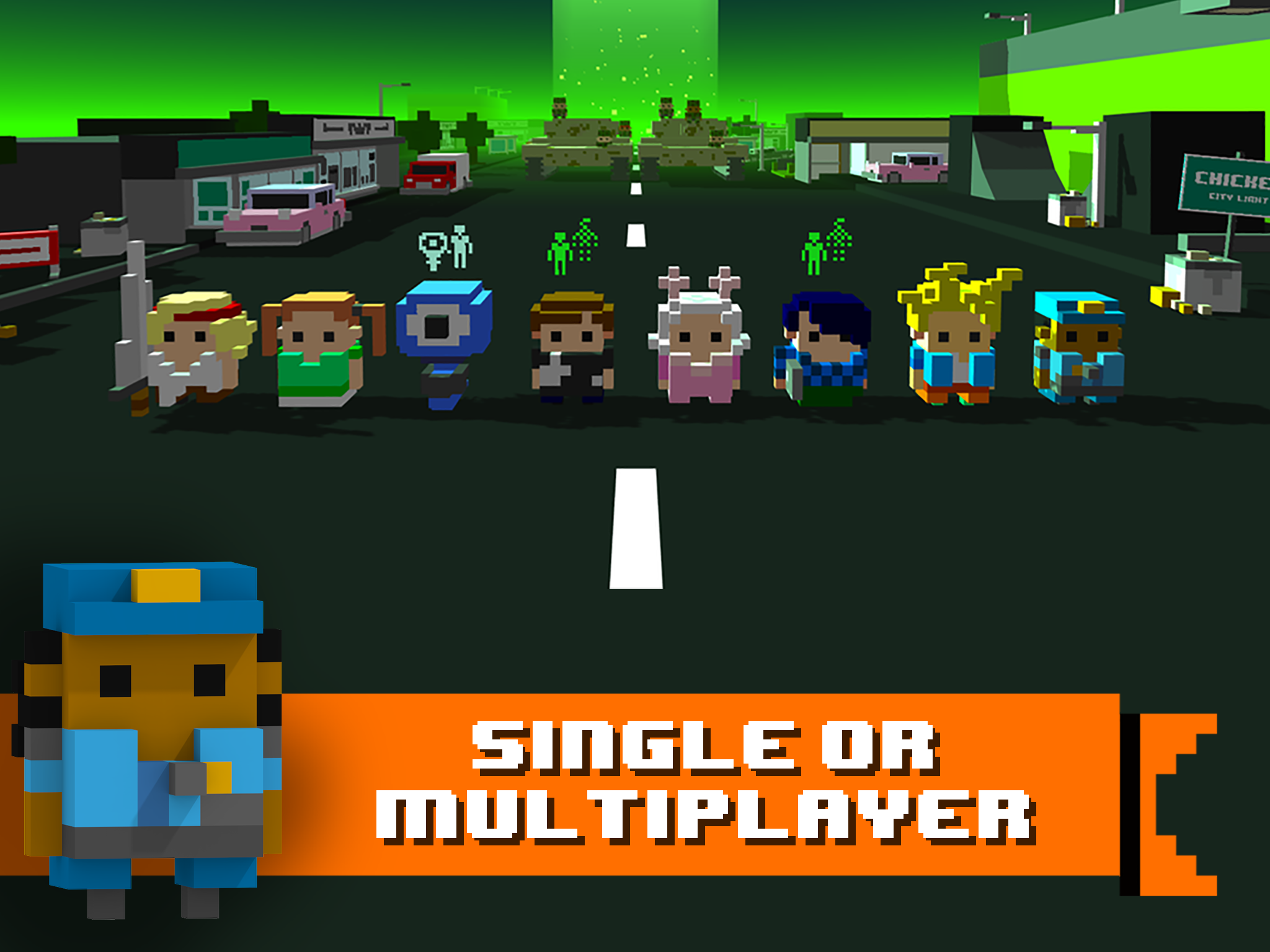 Chicken Jump - Crazy Traffic Game Screenshot