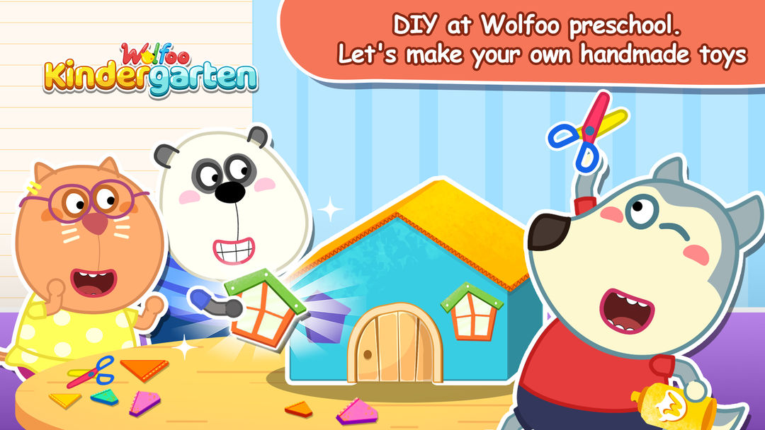 Wolfoo Kindergarten, Alphabet screenshot game