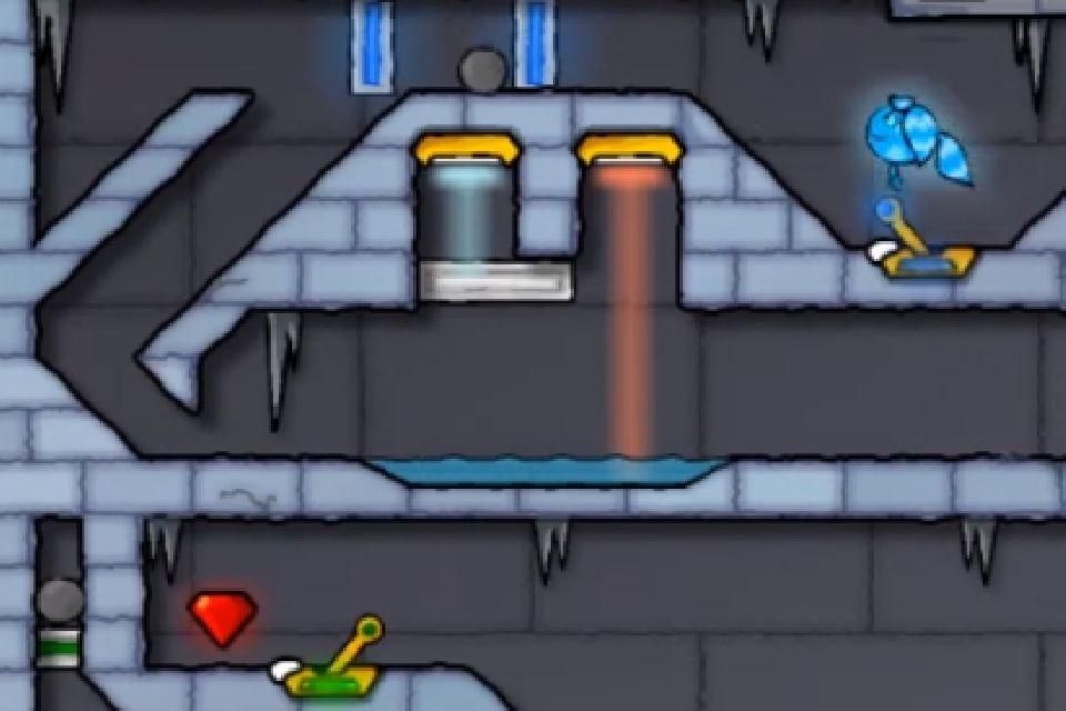 Screenshot of Fire boy and Water girl : Ice Temple