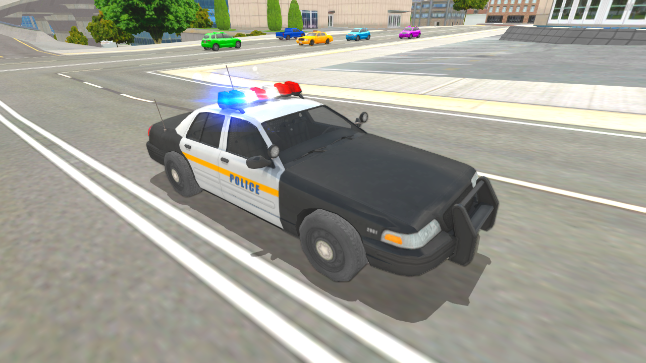 Cuplikan Layar Game Police Car Crazy Drivers