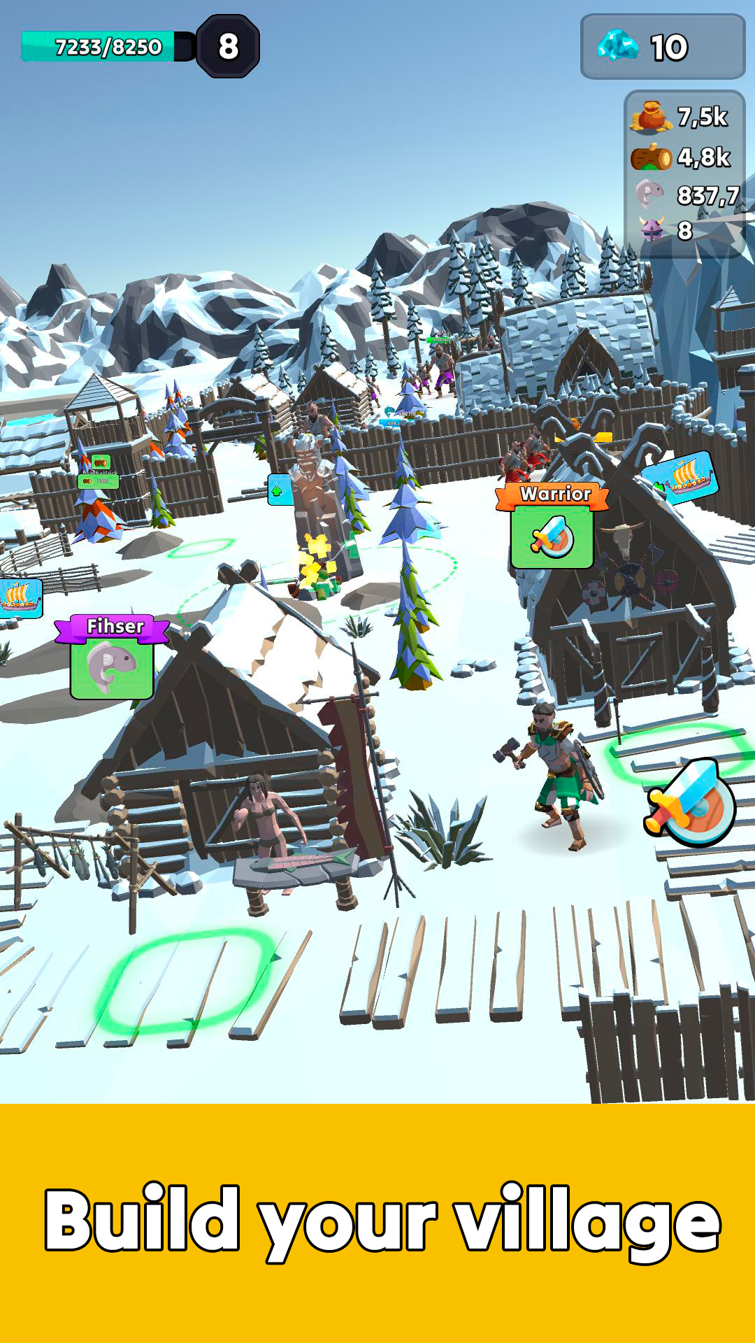 Screenshot 3 of Albion: Vikings Idle RPG 