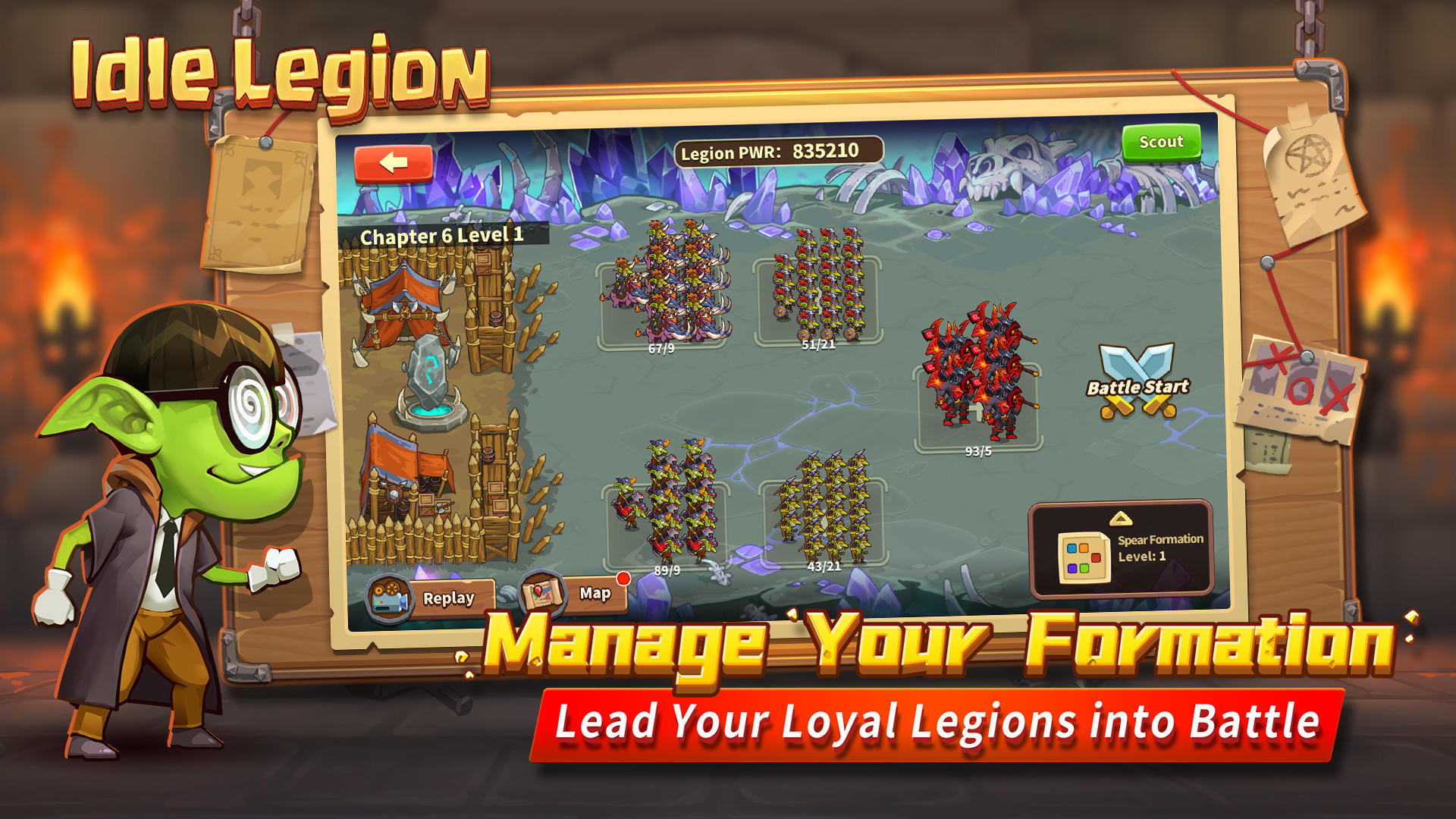 Screenshot of Idle Legion