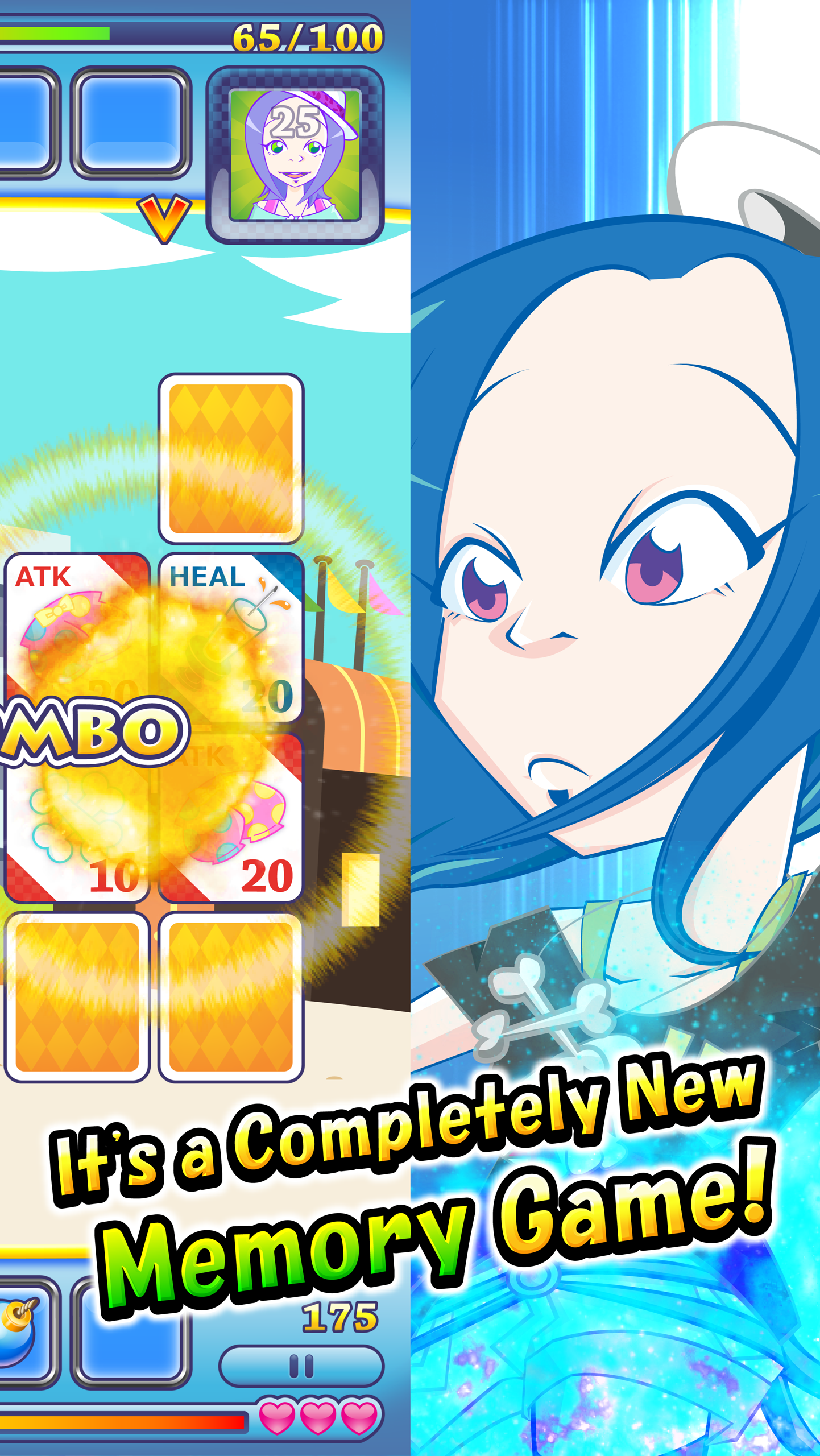 Henko Card Fight - Memory Game Game Screenshot