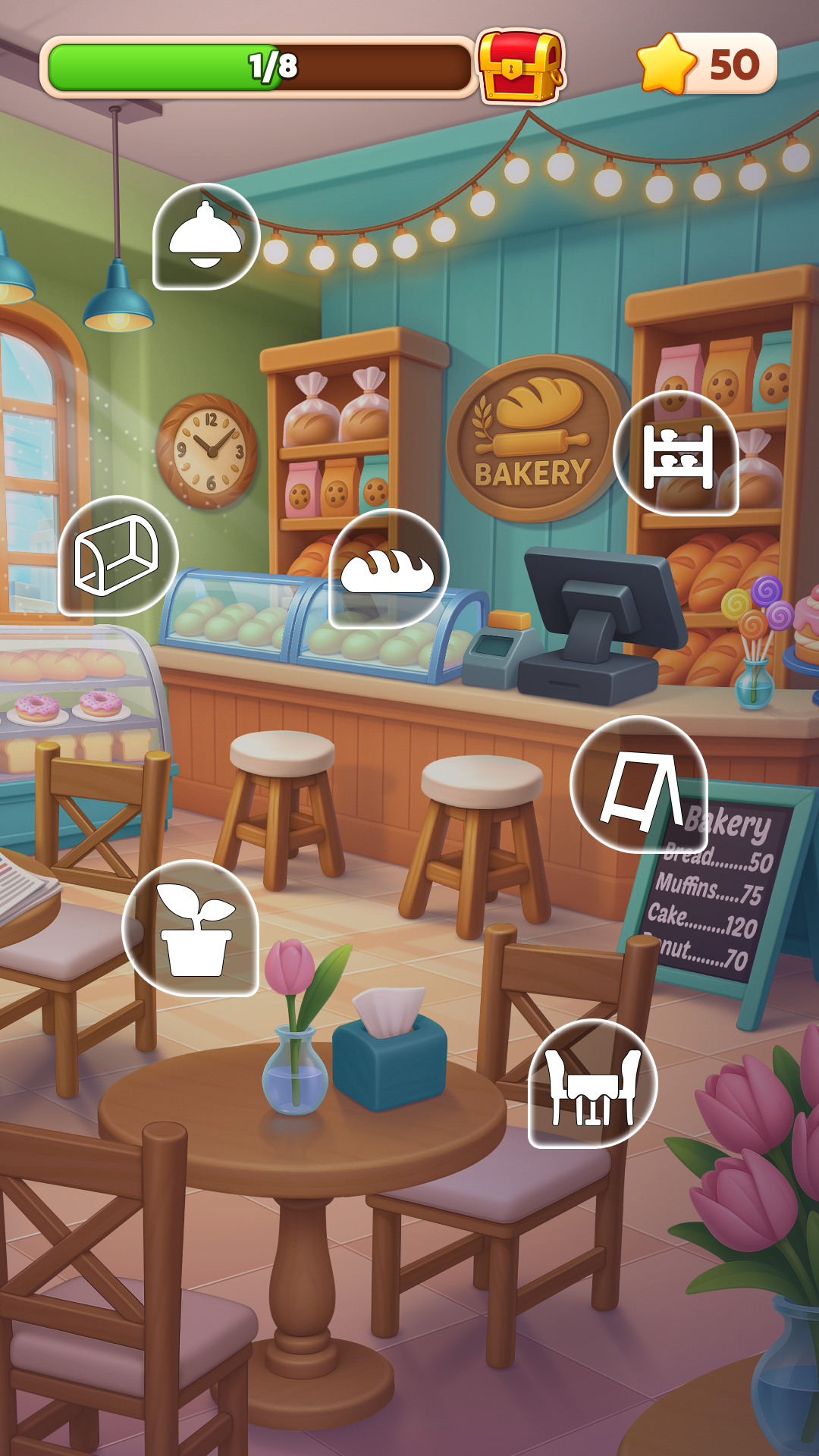 Merge & Cook: Cooking Makeover Game Screenshot