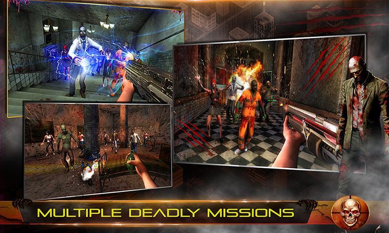 Infected House: Zombie Shooter 遊戲截圖