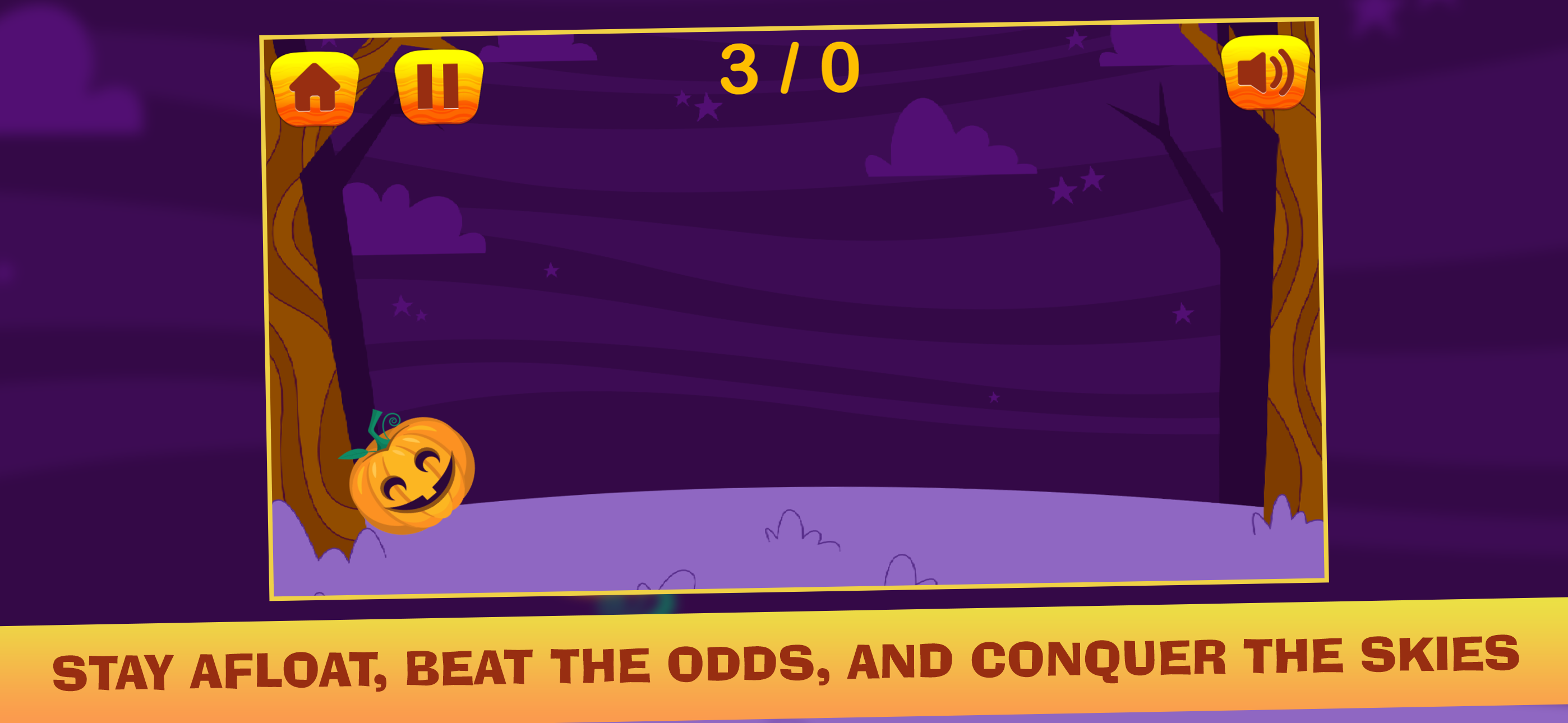 Screenshot of Pumpkin Lift Off