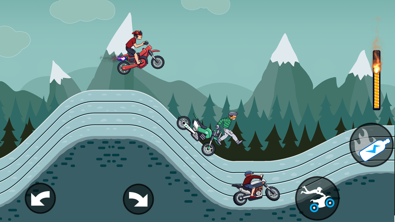 Screenshot of Mad Motor - Motocross racing - Dirt bike racing