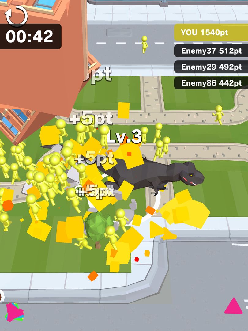 Dinosaur Rampage screenshot game