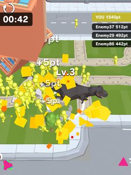 Dinosaur Rampage Game Screenshot