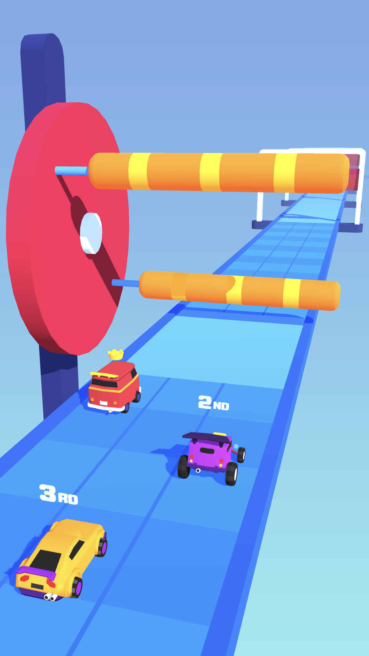 Screenshot of Crazy Race - Smash Cars!