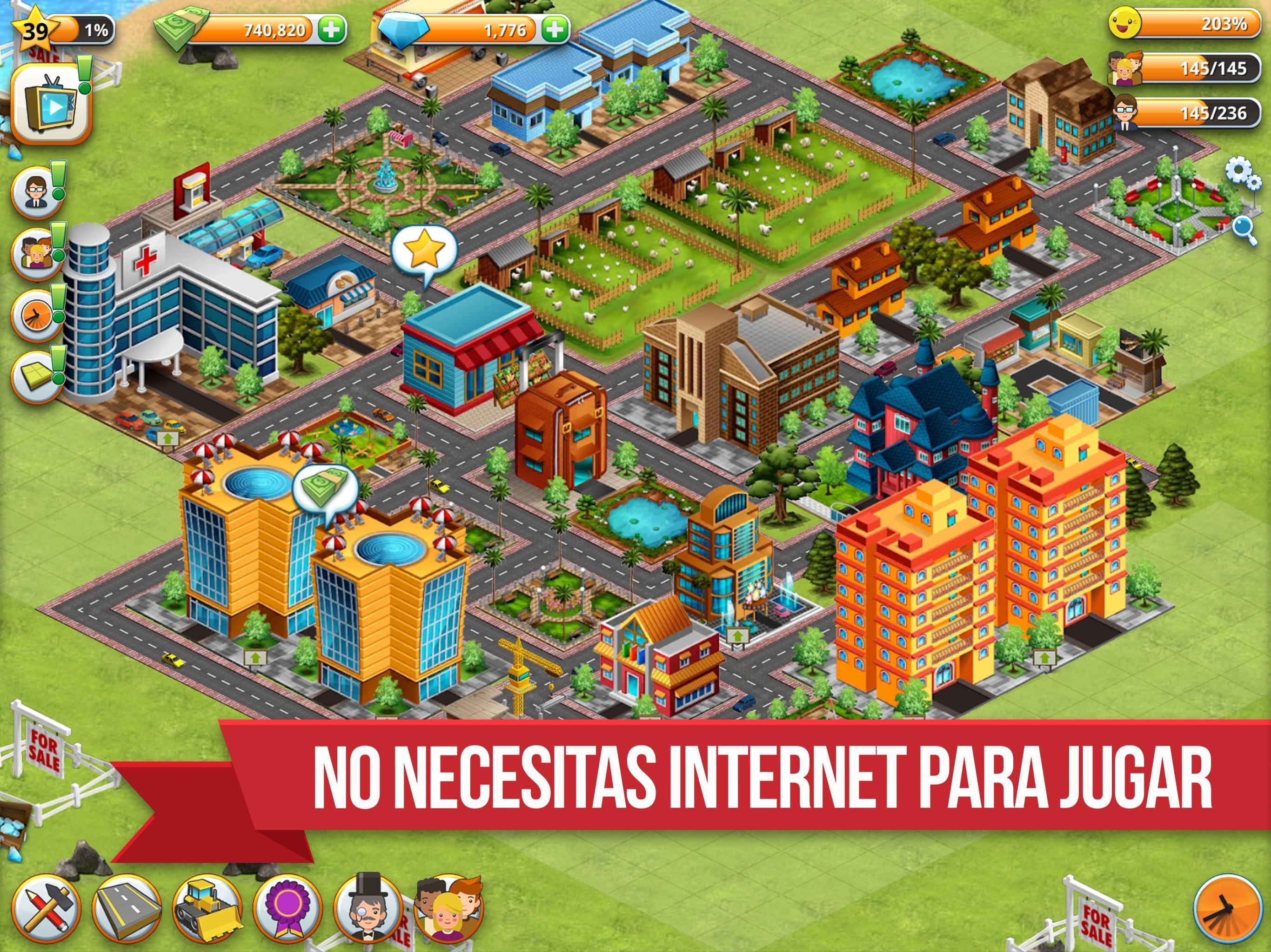 Captura de Pantalla del Juego Ciudad Aldea - Sim de la Isla