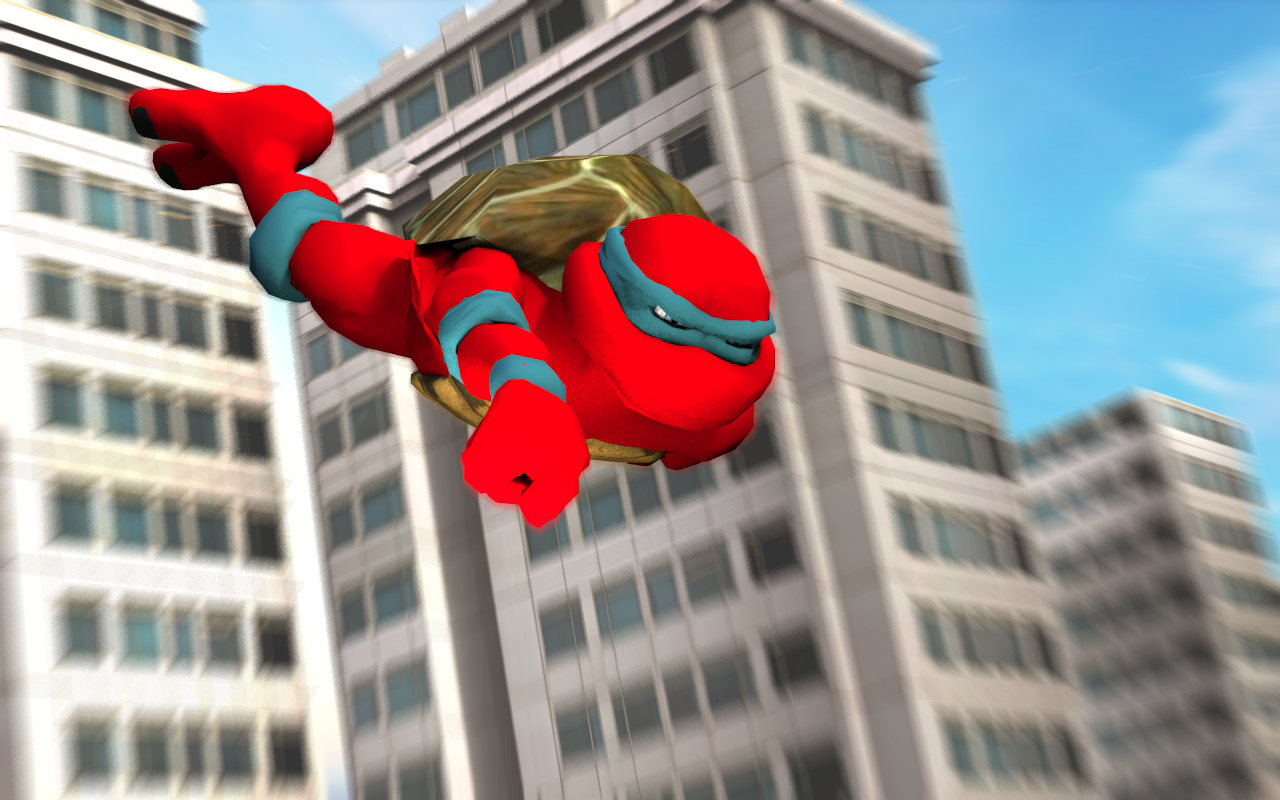 Superhero Ninja Shadow Turtle vs Monster Apes City Game Screenshot